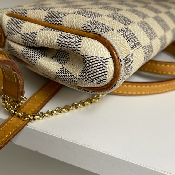 LOUIS VUITTON Damier Azur Eva Pochette Crossbody - Picture 4 of 16